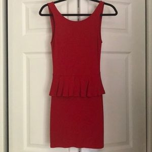 Zara red dress
